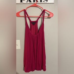 Pink tank top size large